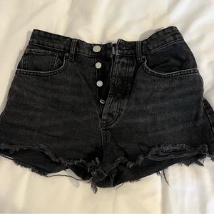 Zara high rise shorts